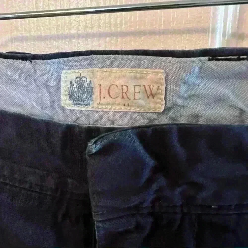 J Crew Men’s Chino Navy Shorts, 100% Cotton, Size 36 Waist, GUC
